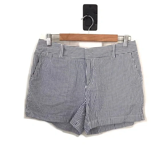 Cynthia Rowley striped nautical cotton shorts, size 8 - Picture 1 of 8